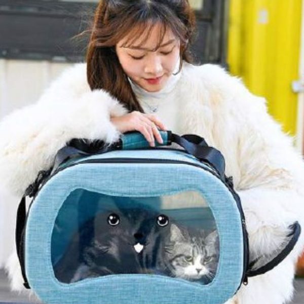 Bolso Gatito Plegable Tela - Imagen 4